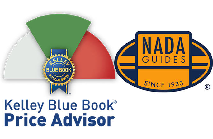 NADA Guides logo and Kelley Blue Book logo For Calculating NADA UTV Values