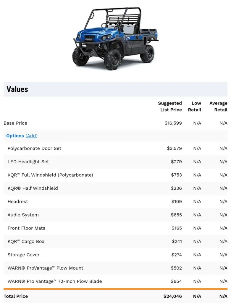 2024 Kawasaki Mule Pro-FXR