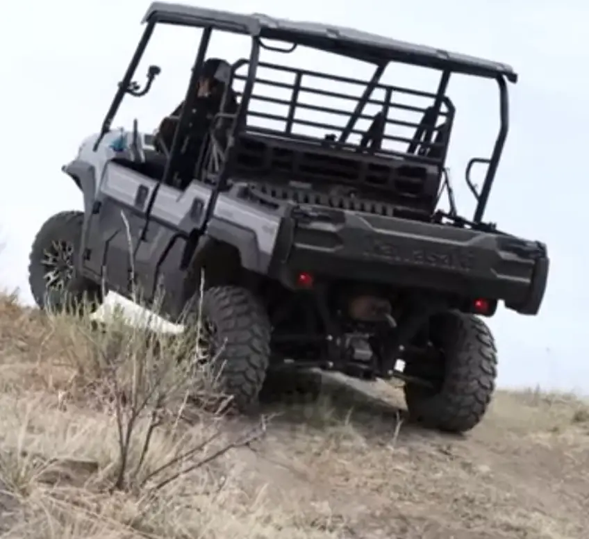 Tackling rugged terrain and steep inclines is no match for my Kawasaki Mule Pro-FXT, as its advanced suspension system and superior traction keep me in control no matter the conditions.