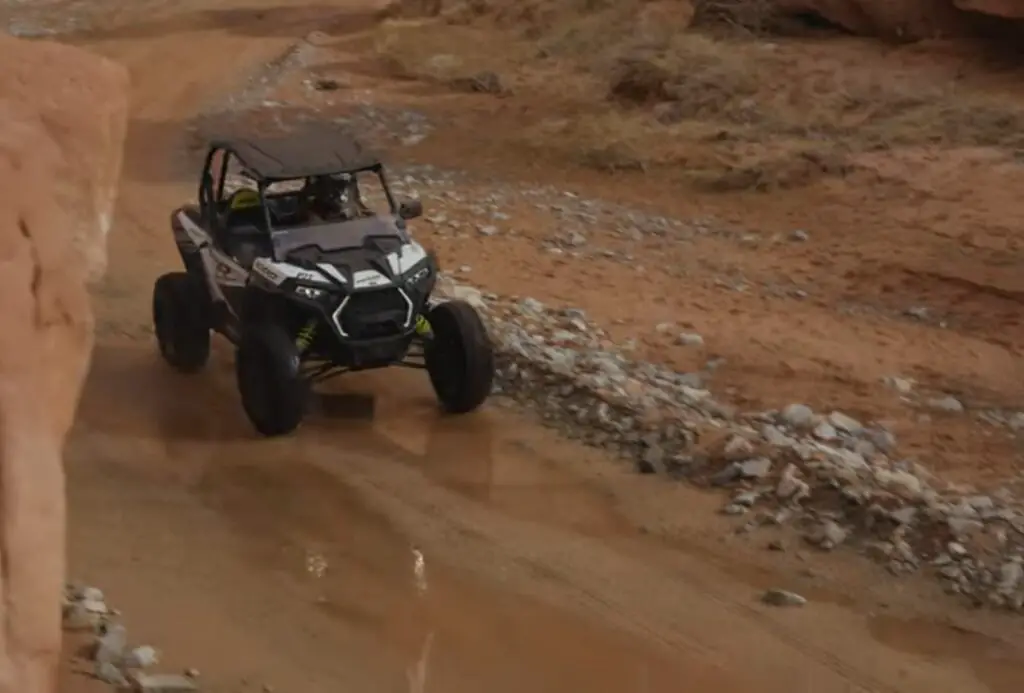 Through Utah's majestic landscapes, I rode my Polaris RZR 1000, savoring every moment of adrenaline-fueled excitement.