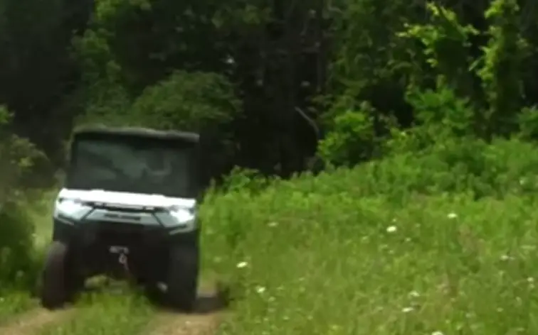 Exploring nature's wonders in my Polaris Ranger XP Kinetic, I traversed winding trails and crossed babbling brooks, immersing myself in the serene beauty of the wilderness.