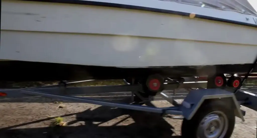 I never worry about getting stuck in the mud when I have my UTV to rely on for towing our boat to the water's edge.