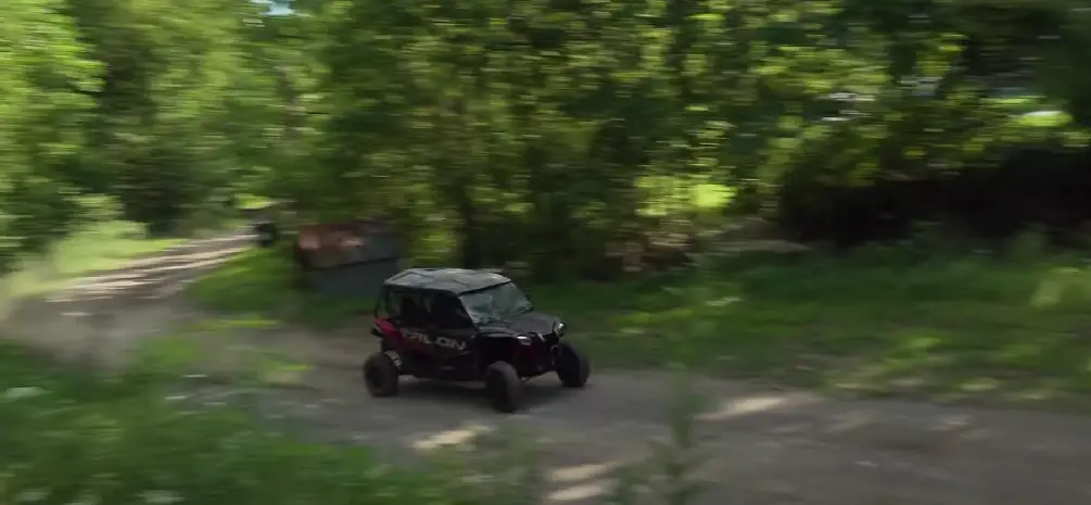 Sometimes I move on such terrains where I can do a Mudding Experience even if I don’t want to because I have customised my side-by-side tires into big monster tires.