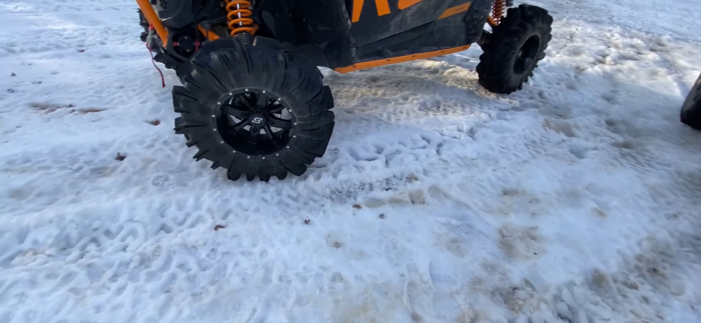 ATV tire pressure for snow