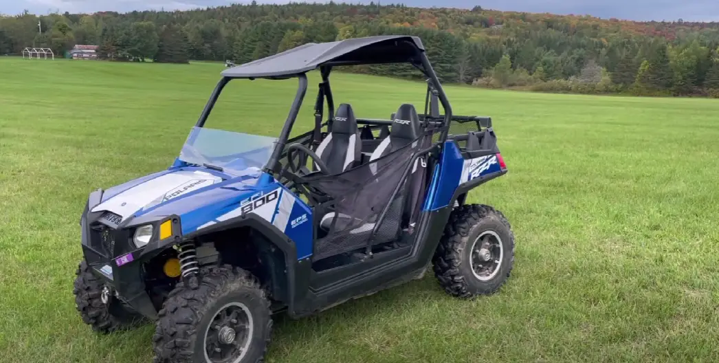 I upgraded my side-by-side tires to Rugged Terrain tires which are good for tackling all the big obstacles in front of me.