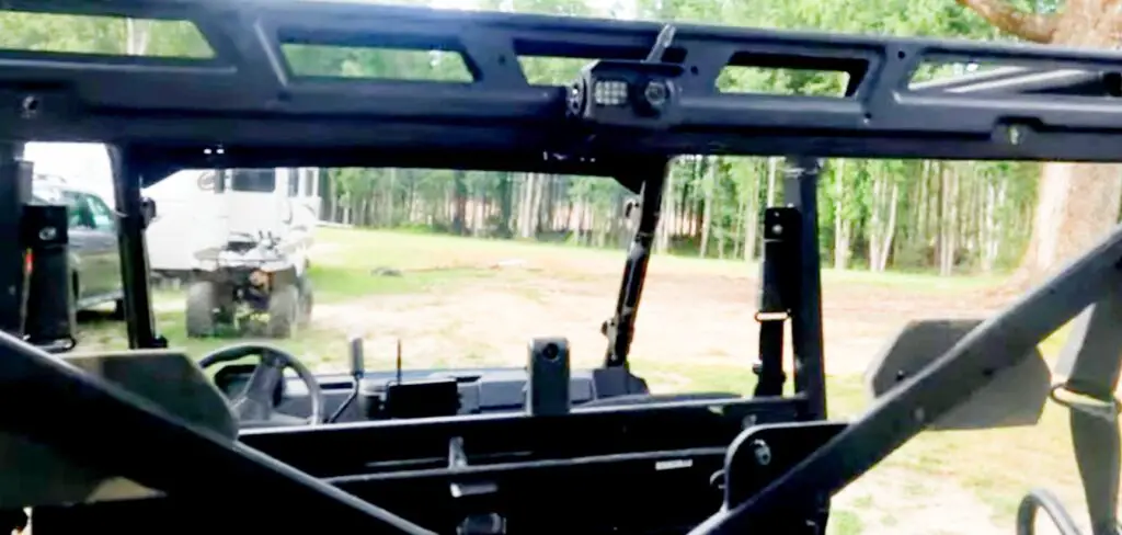 Bluetooth backup camera for UTVs