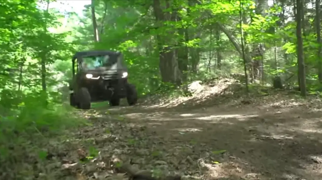 I embraced the challenges of dirt roads, my Can-Am Defender HD10 providing the perfect blend of power and comfort.