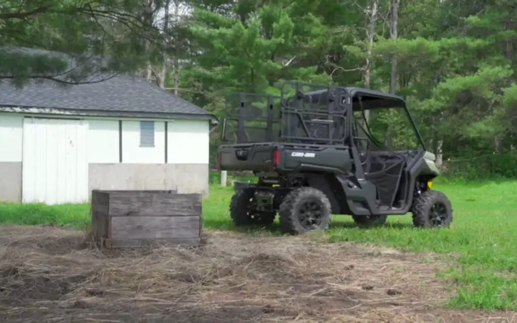 I loaded up tools and equipment in the Can-Am Defender, making repair jobs around the farm much more efficient.