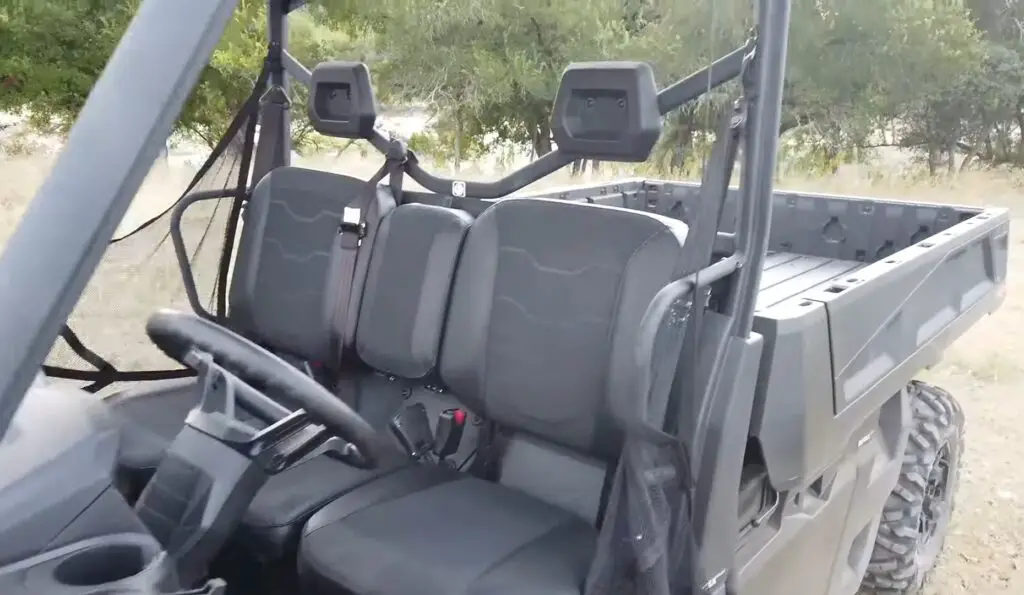 Can-am defender pro XT interior view 