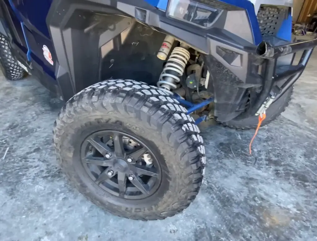 How Are UTV Tires Measured In Inches