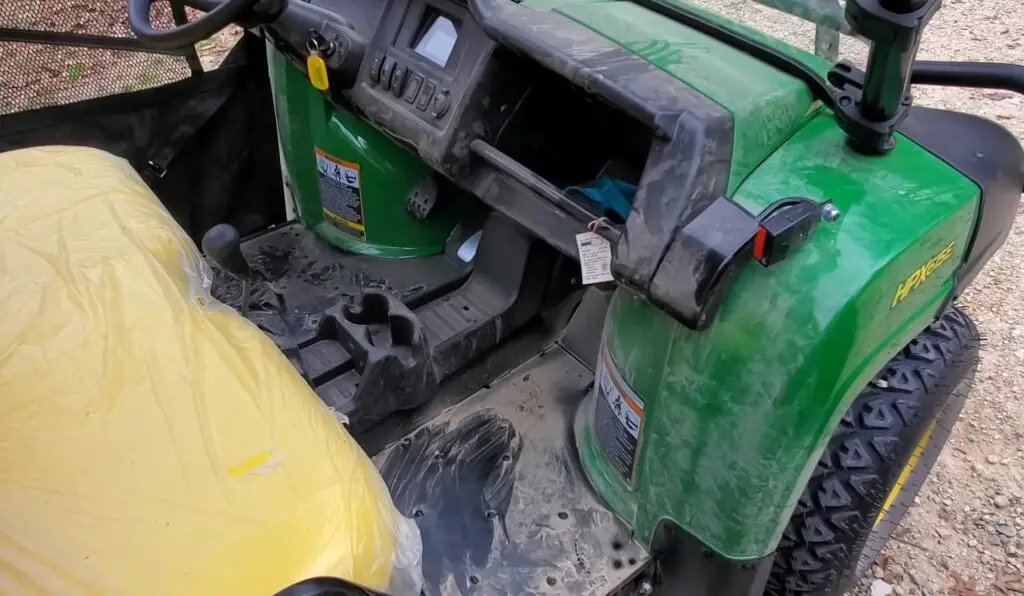 John Deere gator side by side dump bed