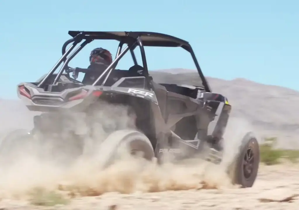 I reveled in the dust clouds trailing behind my Polaris RZR Turbo S, each turn creating a spectacular visual display.