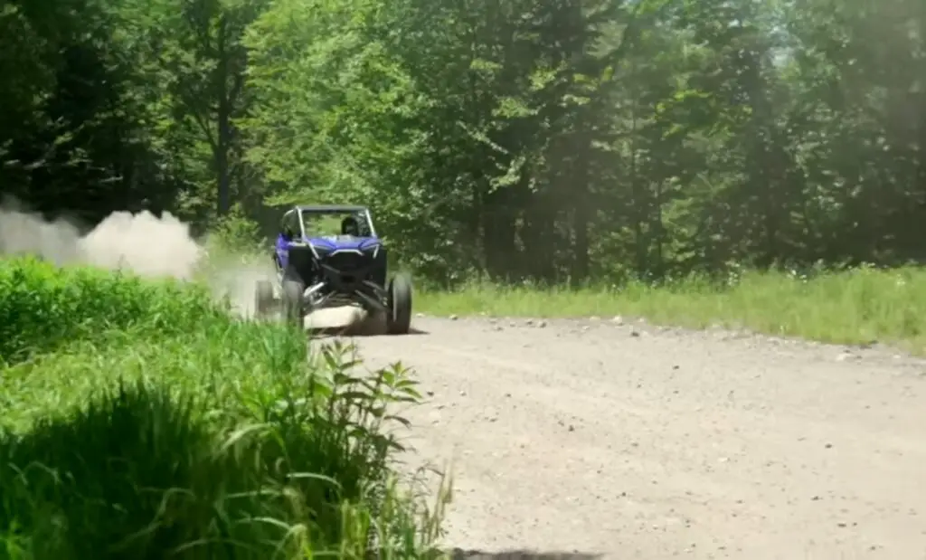 I explored hidden forest paths in my Polaris RZR, discovering new sights and sounds in the heart of nature.