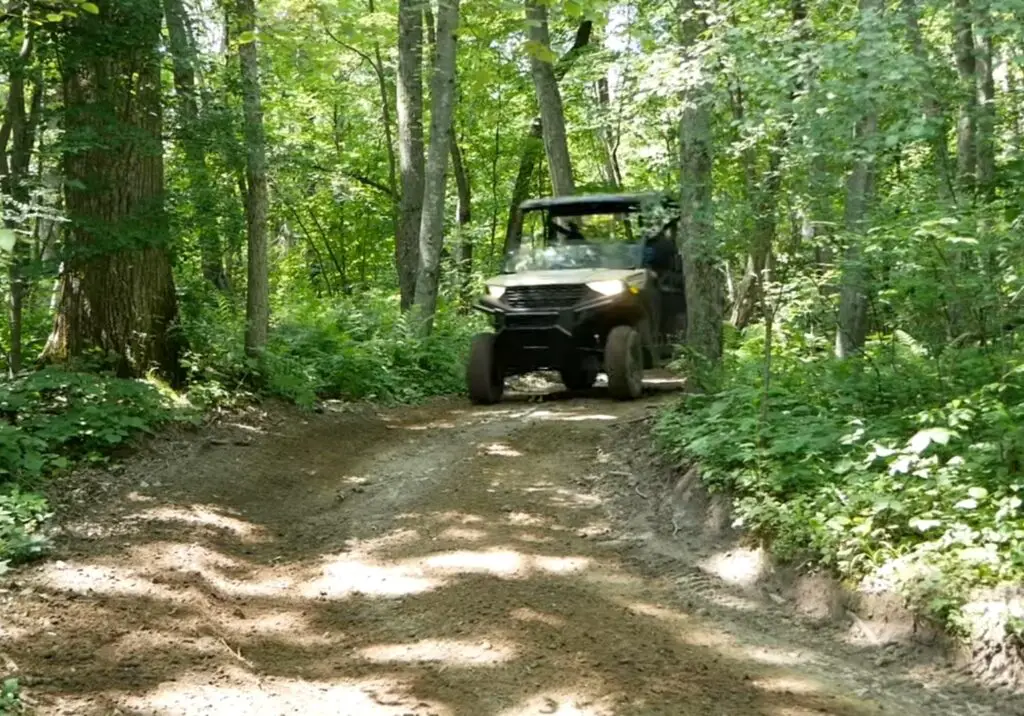 As the sun set behind the trees, I reflected on the day's trail riding adventure with my Polaris Ranger 1000.