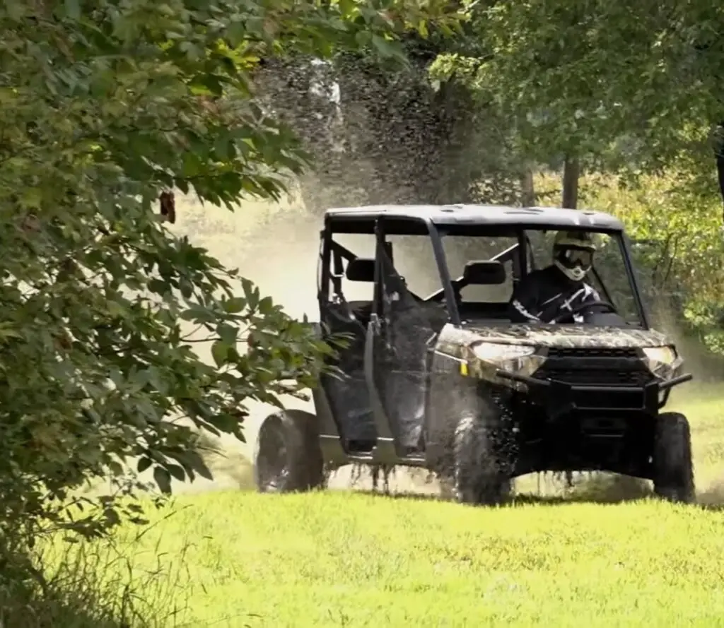 I took the Polaris Ranger Crew XP 1000 on a nature adventure, and its smooth ride made exploring the trails a joy.