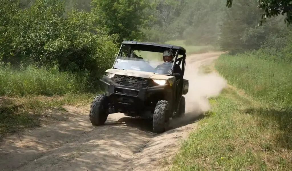 With the smell of fresh dirt in the air, I set off on a dirt road adventure with my Polaris Ranger 1000.