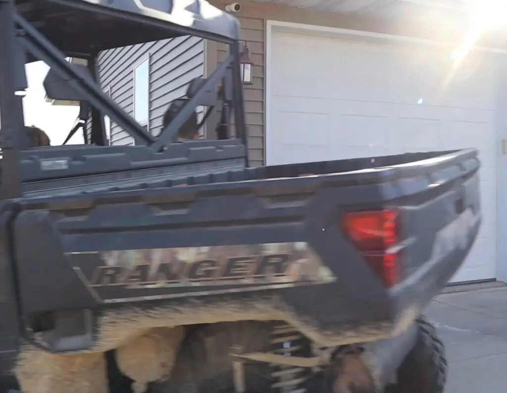 Polaris Ranger UTV with loader