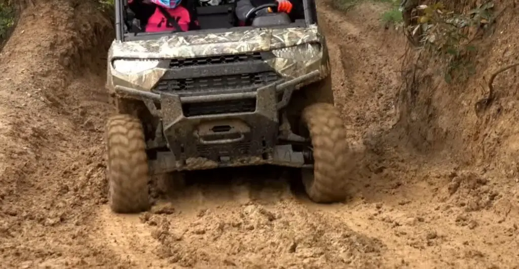 I had an unforgettable mud adventure with my Polaris Ranger Crew XP 1000, plowing through the muck without a hitch.