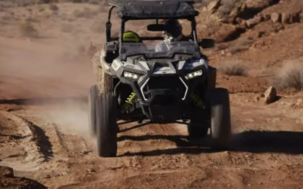 Heart racing, I charged through the rugged wilderness, my Polaris RZR XP 1000 carrying me over obstacles and through challenges on an exhilarating off-road expedition.