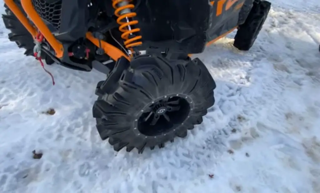 Rotate UTV side by side tires