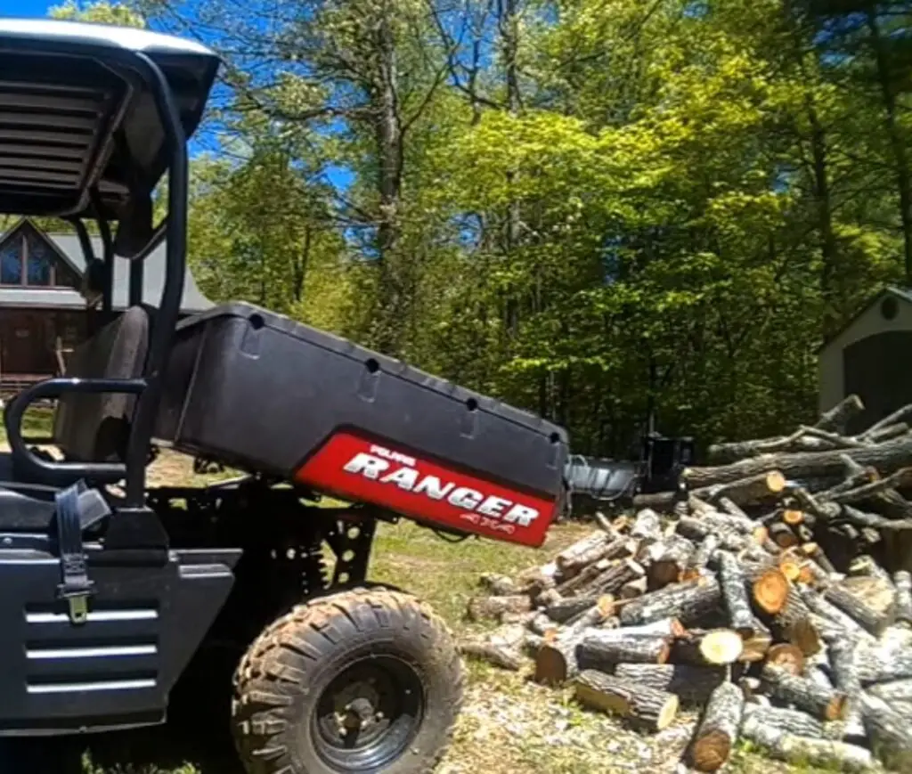 UTV side by side with loader