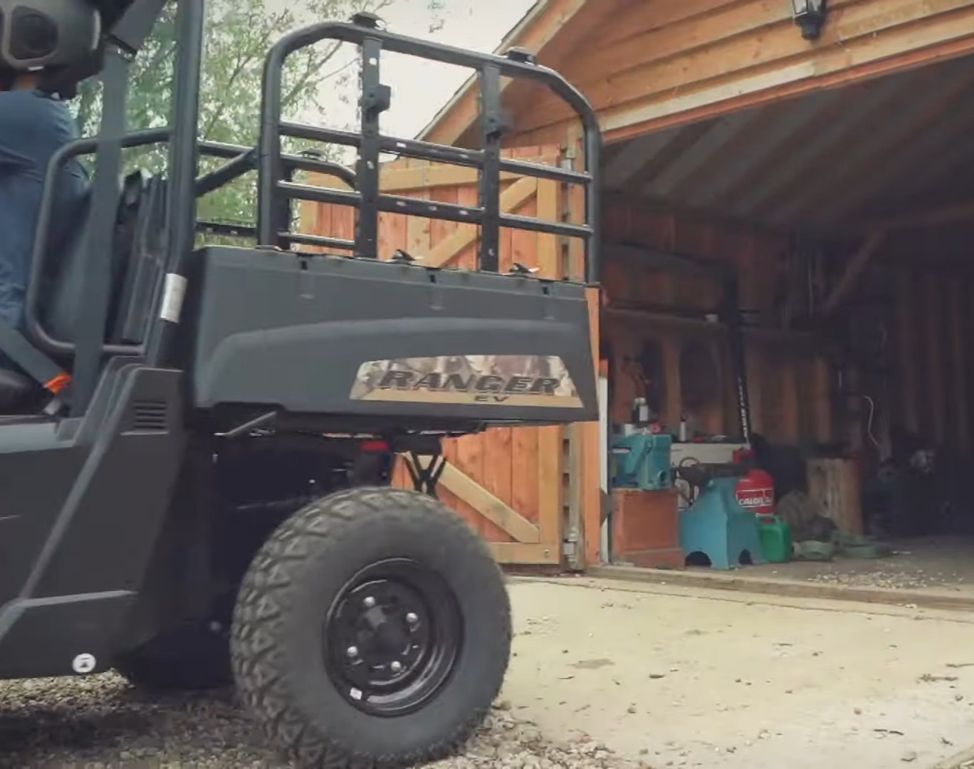 Polaris Ranger EV dump bed