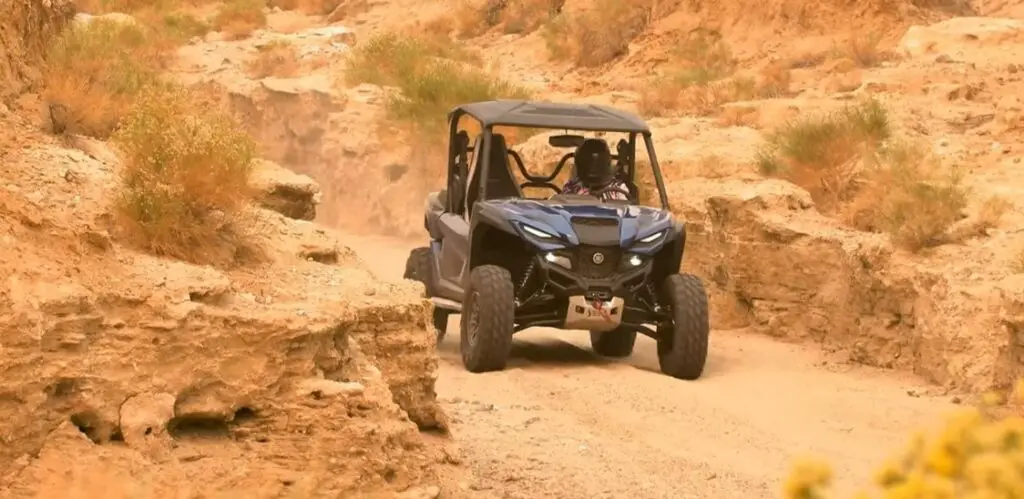 I challenged myself with steep, rocky climbs in my Yamaha Wolverine RMAX2 1000, and it conquered every obstacle effortlessly.