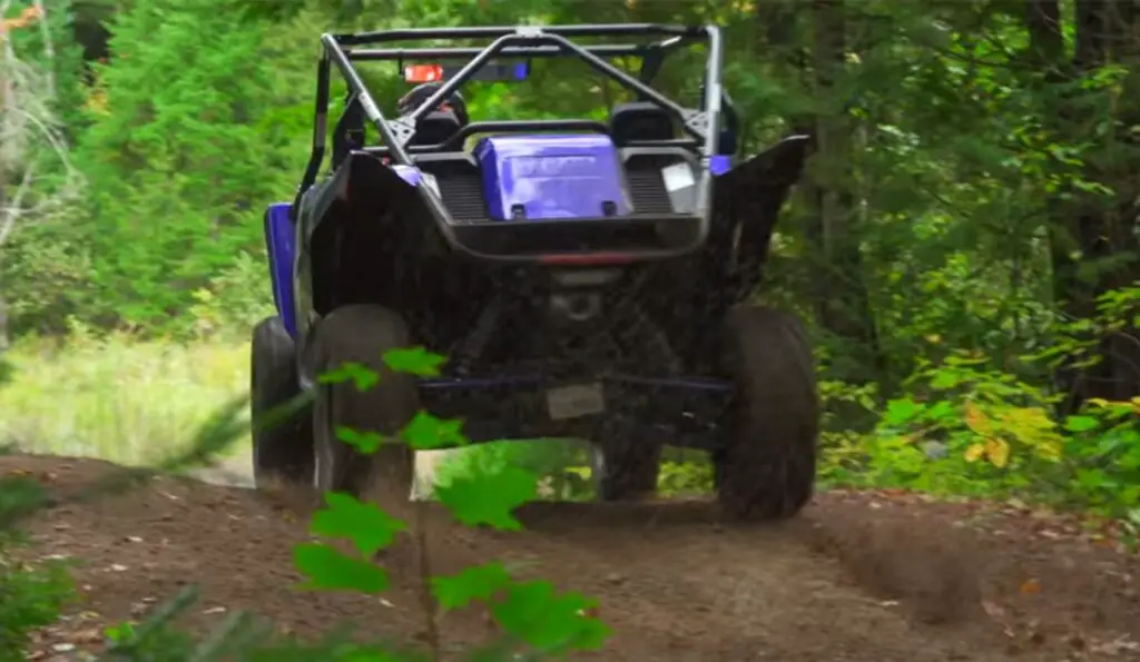 In the tranquility of the forest, I savored moments of solitude, the Yamaha YXZ1000R serving as my trusted steed through nature's untouched sanctuary.