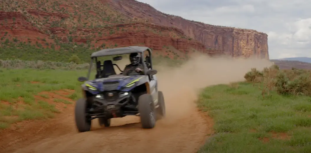 Sometimes I move on such terrains where I can do a Mudding Experience even if I don’t want to because I have customised my side-by-side tires into big monster tires.