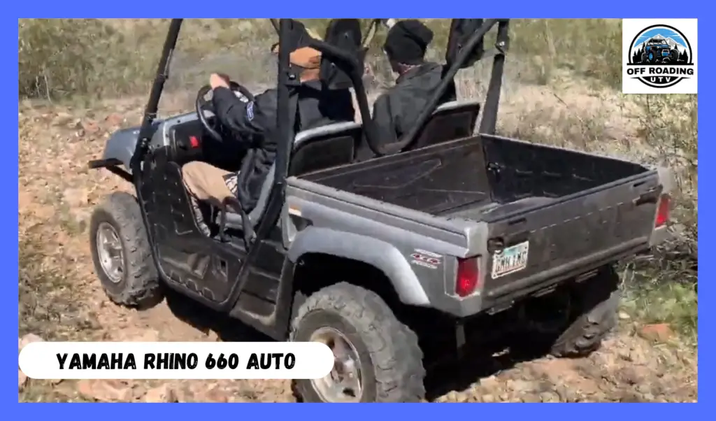 Yamaha Rhino 660 Auto: 4x4 Sport