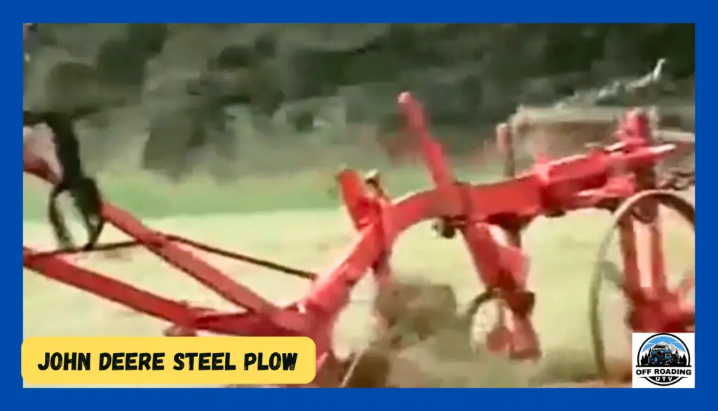 John Deere steel plow