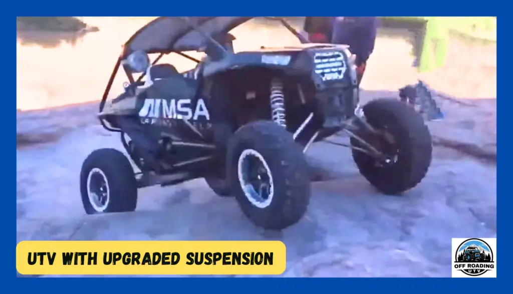 UTV Upgraded Suspension