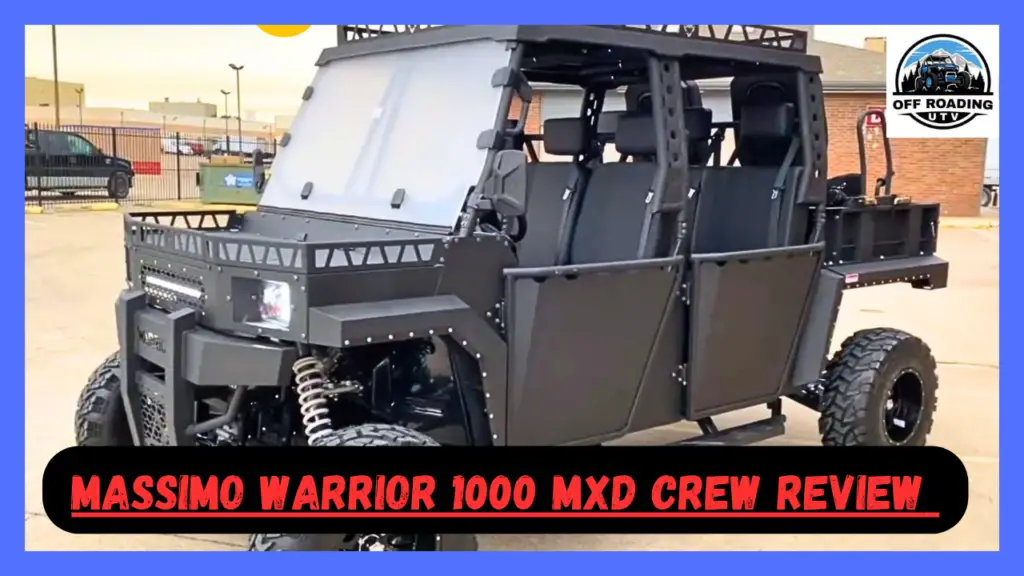 What engine does the Massimo Warrior 1000 MXD Crew have?