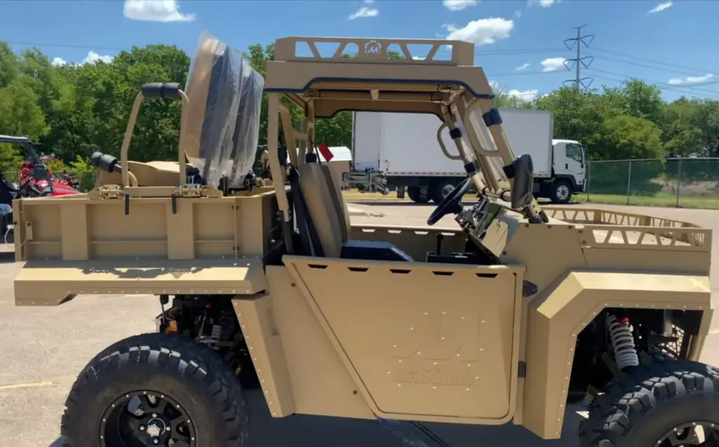 What is the ground clearance of the Massimo Warrior 1000 MXD Crew?
