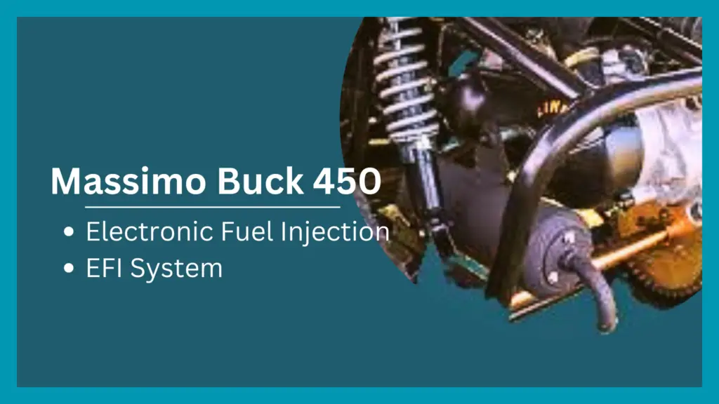 Massimo Buck 450 UTV EFI system 