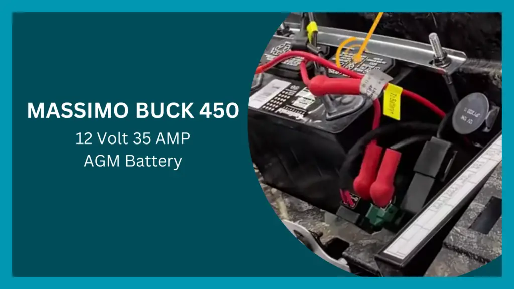 Massimo buck 450 UTV battery