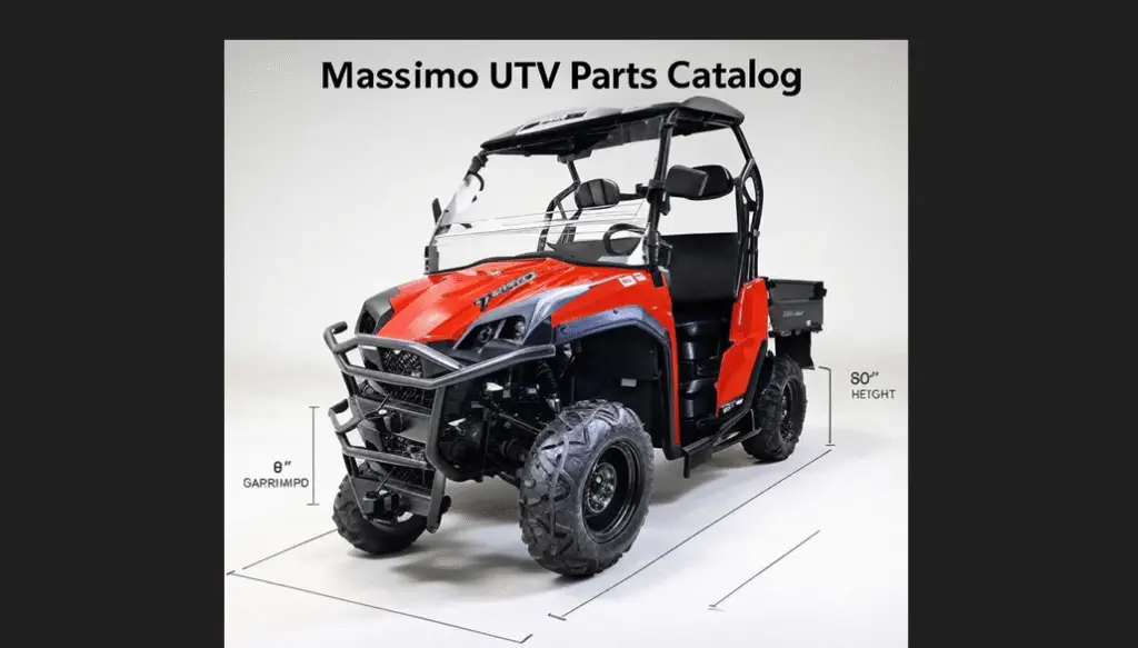 Massimo UTVs Parts Catalog for 500,550,700